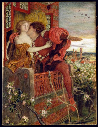 Romeo und Julia, 1868-71 von Ford Madox Brown