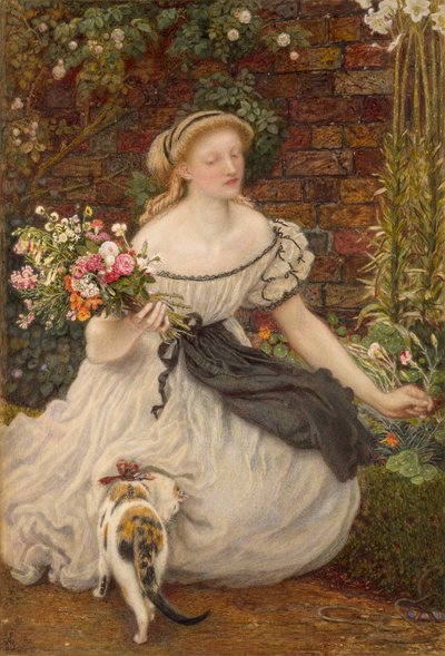 Das Sträußchen, 1865 von Ford Madox Brown