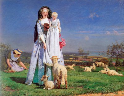 Die hübschen Baa-Lämmer, 1859 von Ford Madox Brown