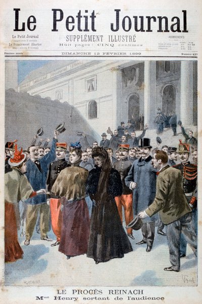 Der Reinach-Prozess, 1899 von Fortuné Méaulle