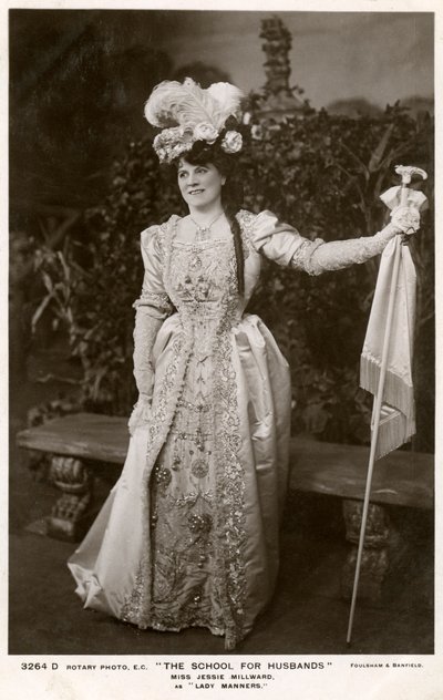 Jessie Millward, britische Schauspielerin, um 1906 von Foulsham and Banfield