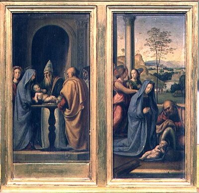 Die Beschneidung und die Geburt Christi von Fra Bartolomeo
