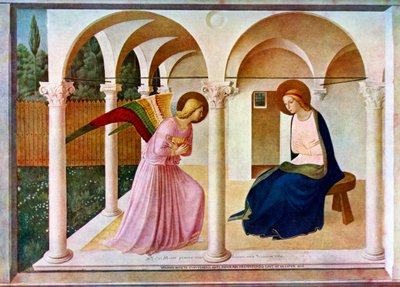 Die Verkündigung, um 1438-1445 von Fra Angelico