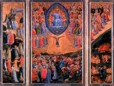 Das Jüngste Gericht, ca. 1420-1455 von Fra Angelico