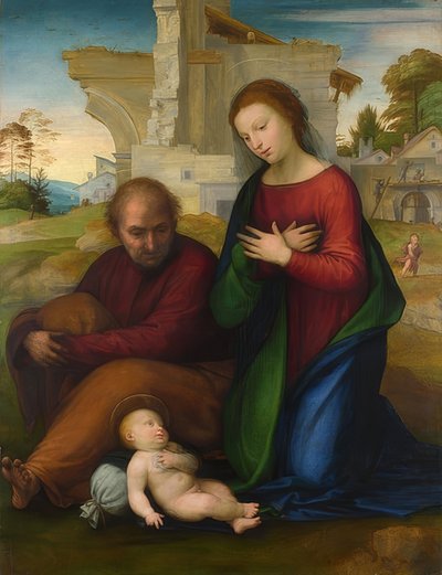 Die Anbetung des Christuskindes von Fra Bartolomeo