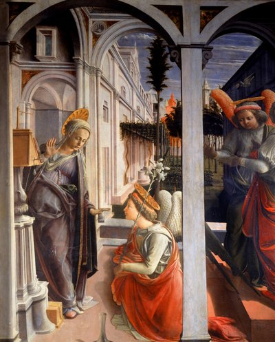 Die Verkündigung von Fra Filippo Lippi
