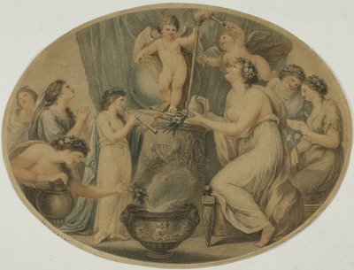 Allegorisches Thema von Francesco Bartolozzi