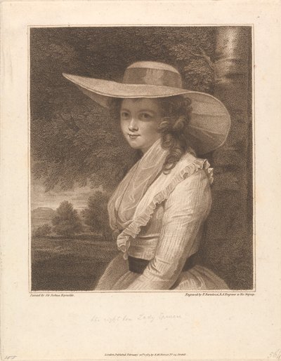 Lavinia, Gräfin Spencer, Viscountess Althorp von Francesco Bartolozzi