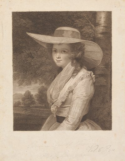 Lavinia Spencer (geb. Bingham), Gräfin Spencer von Francesco Bartolozzi