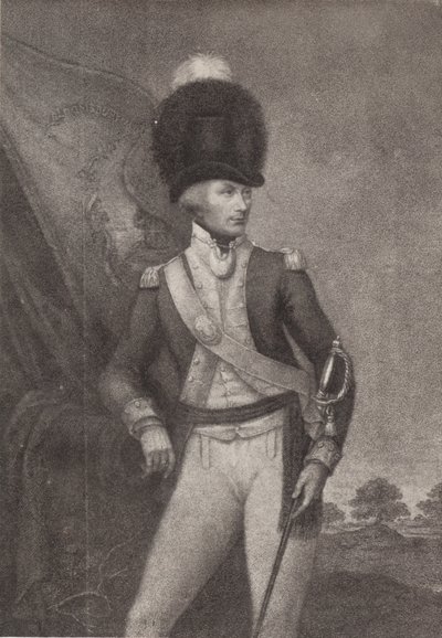 Lieut.-Colonel Cox, Bloomsbury Volunteers, 18. Jahrhundert, 1909 von Francesco Bartolozzi