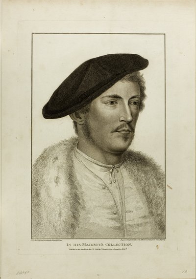 Porträt eines jungen Mannes von Francesco Bartolozzi