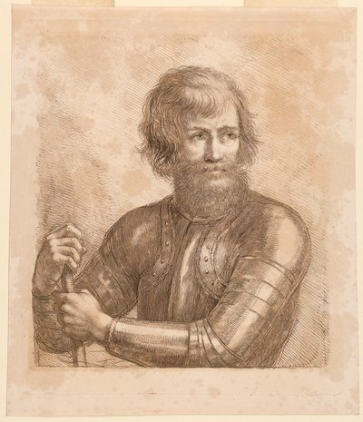 Krieger mit einem Knüppel von Francesco Bartolozzi