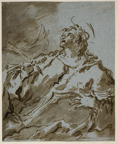 Der heilige Johannes der Evangelist von Francesco Guardi