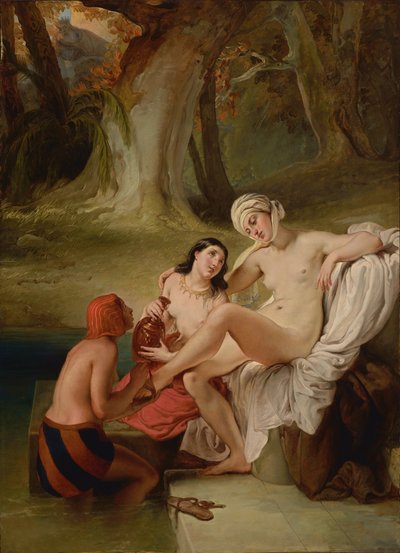 Bathseba beim Bade von Francesco Hayez