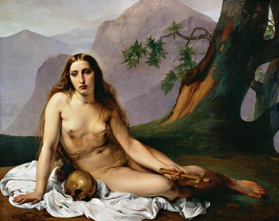 Büßende Magdalena von Francesco Hayez