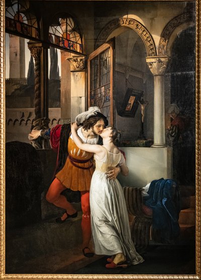 Romeos letzter Kuss an Julia von Francesco Hayez
