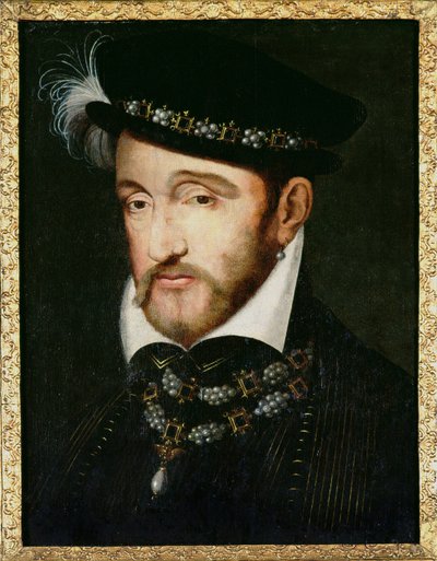 Porträt von Henri II (1519-59) von Francesco Primaticcio