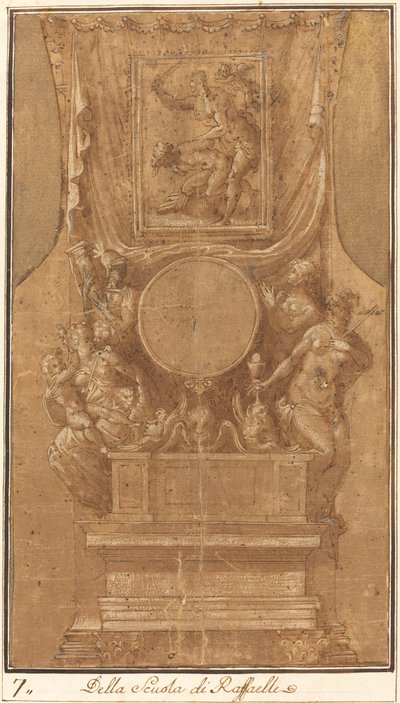 Entwurf für einen Altar von Francesco Salviati
