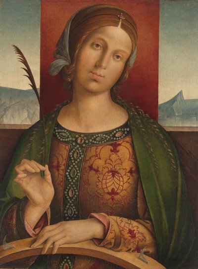 Heilige Katharina von Alexandria von Francesco Zaganelli di Bosio (attributed to)