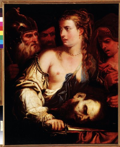 Judith hält das Haupt des Holofernes von Francesco de (c.1600 54) Rosa