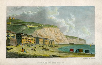 Dover, vom Strand aus von Francis