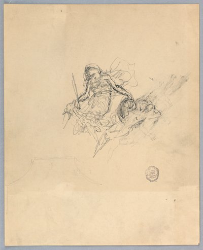 Skizze von Fortuna von Francis Augustus Lathrop