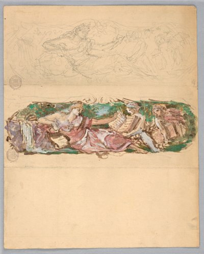 Studien für ein Wandpaneel von Francis Augustus Lathrop