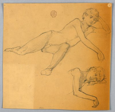 Studien einer nackten Figur von Francis Augustus Lathrop