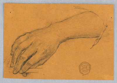 Studie von Hand und Handgelenk von Francis Augustus Lathrop