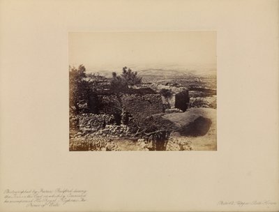 Oberes Beth-Horon von Francis Bedford