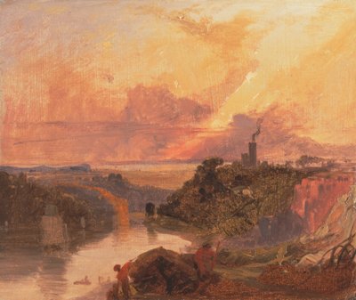 Die Avon-Schlucht bei Sonnenuntergang von Francis Danby