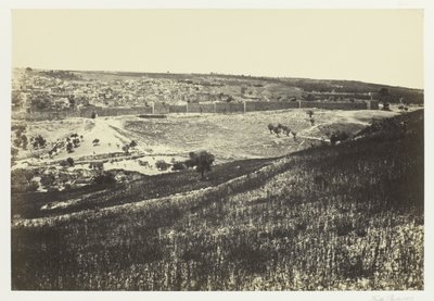 Jerusalem, vom Ölberg, Nr. 2 von Francis Frith