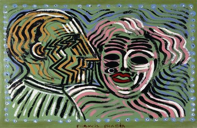 Paar mit dem Profil von Marcel Duchamp von Francis Picabia