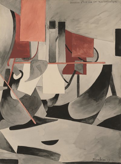 Stern-Tänzerin auf einem transatlantischen Liner von Francis Picabia