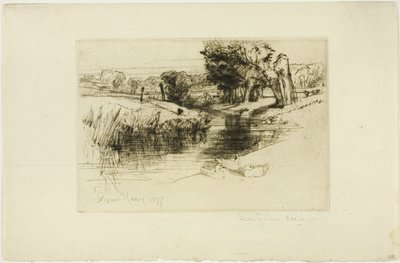 Ein Seitenarm von Francis Seymour Haden