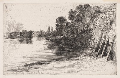 Brentford-Fähre von Francis Seymour Haden