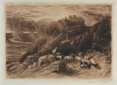 Harlech, zweite Platte, 1880 von Francis Seymour Haden