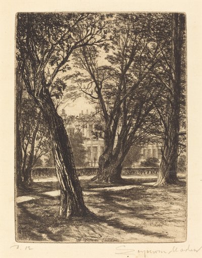 Kensington Gardens (Die kleine Platte) von Francis Seymour Haden