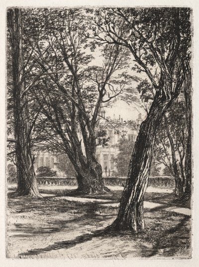 Kensington Gardens (Die kleine Platte) von Francis Seymour Haden