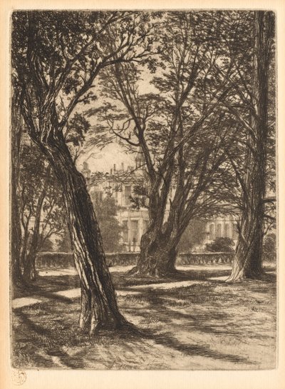 Kensington Gardens, Nr. 1 (kleine Platte) von Francis Seymour Haden