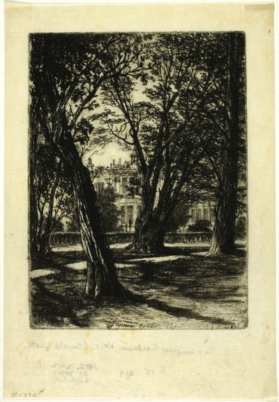 Kensington Gardens, Nr. I (kleine Platte) von Francis Seymour Haden