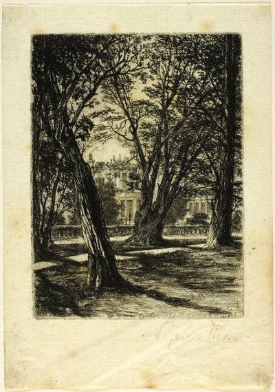 Kensington Gardens, Nr. I (kleine Platte) von Francis Seymour Haden