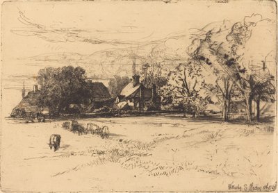 Old Willesley House von Francis Seymour Haden