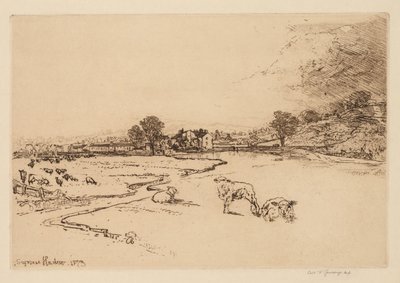 Sawley Abbey von Francis Seymour Haden
