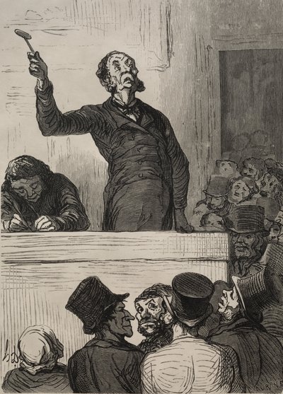 Der Auktionsraum: Der Auktionator von Francis Seymour Haden