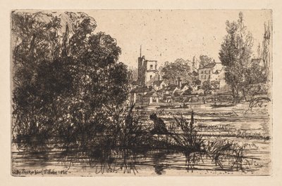 Twickenham Kirche von Francis Seymour Haden