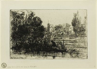 Kirche von Twickenham von Francis Seymour Haden