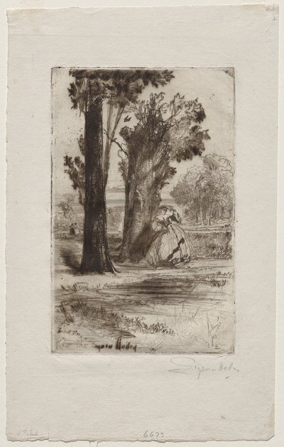 Pfarrhaus in Sonning von Francis Seymour Haden