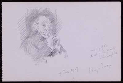 Porträt von Selwyn Image von Francis Wilfred Lawson