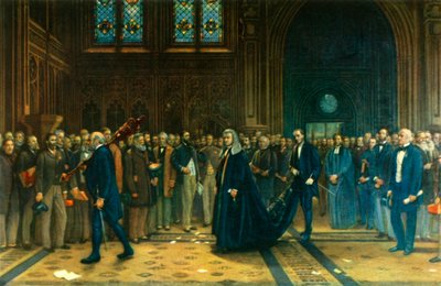 Der Prozessionszug des Sprechers, 1884, 1947 von Francis Wilfrid Lawson